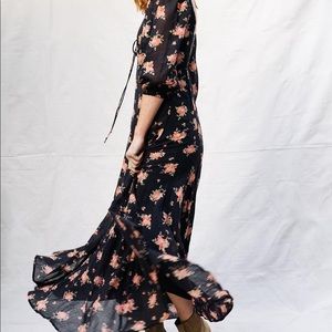 SOLD NWT Free People Sea Glass Midi Dress